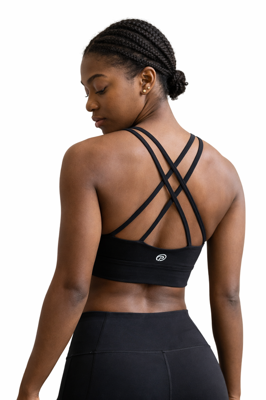 Strappy Criss-Cross Sports Bra