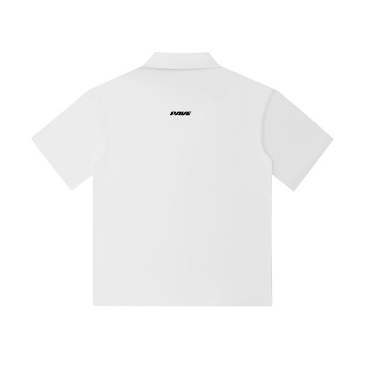 Drop Shoulder Short-Sleeve Polo