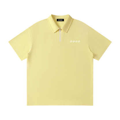 Unisex Quarter-Zip Polo Shirt