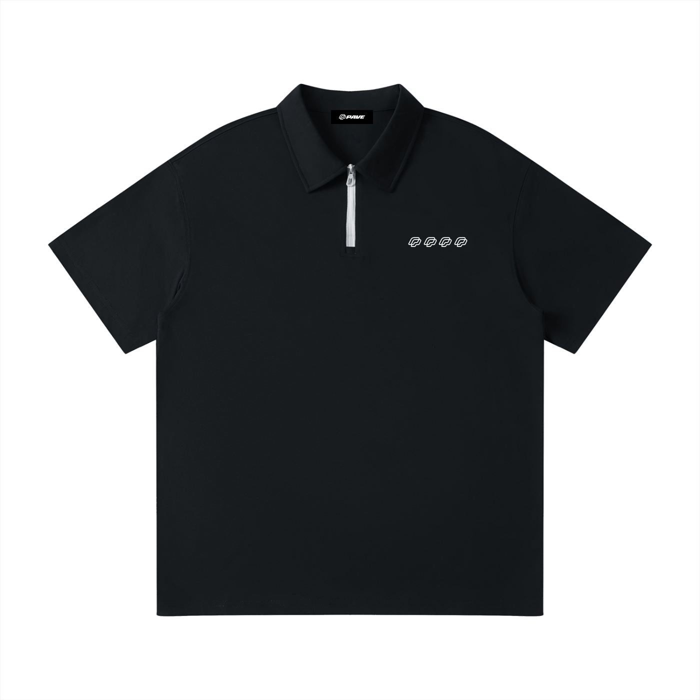Unisex Quarter-Zip Polo Shirt
