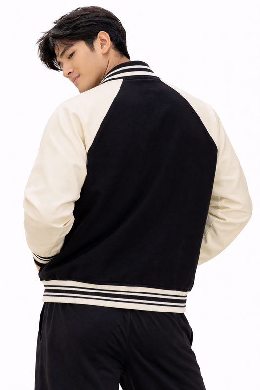 Captain's Emblem Letterman Jacket