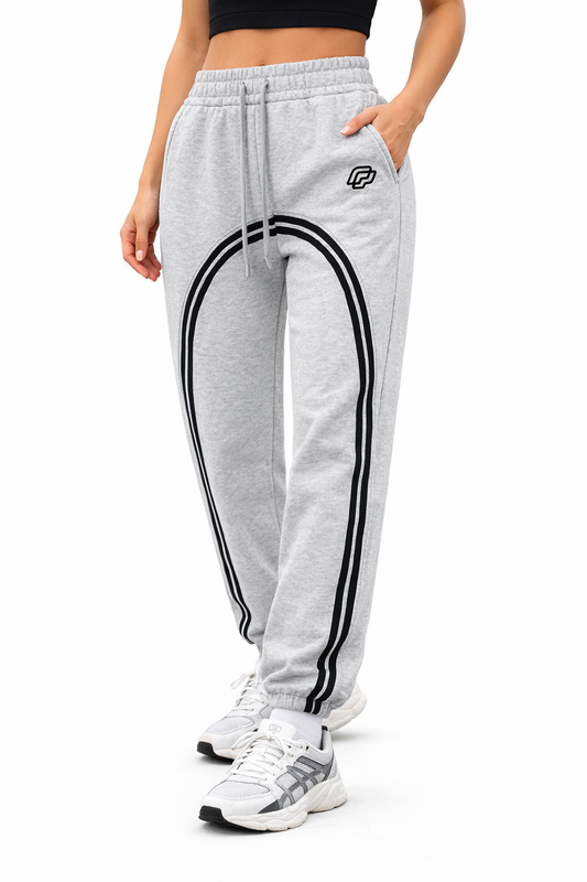 Sun Fade Contrast Tape Fleece Jogged Sweatpants