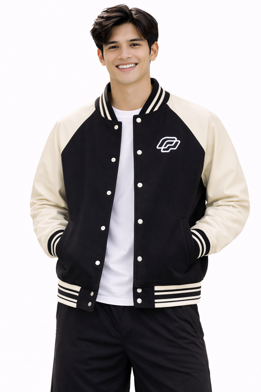Captain's Emblem Letterman Jacket