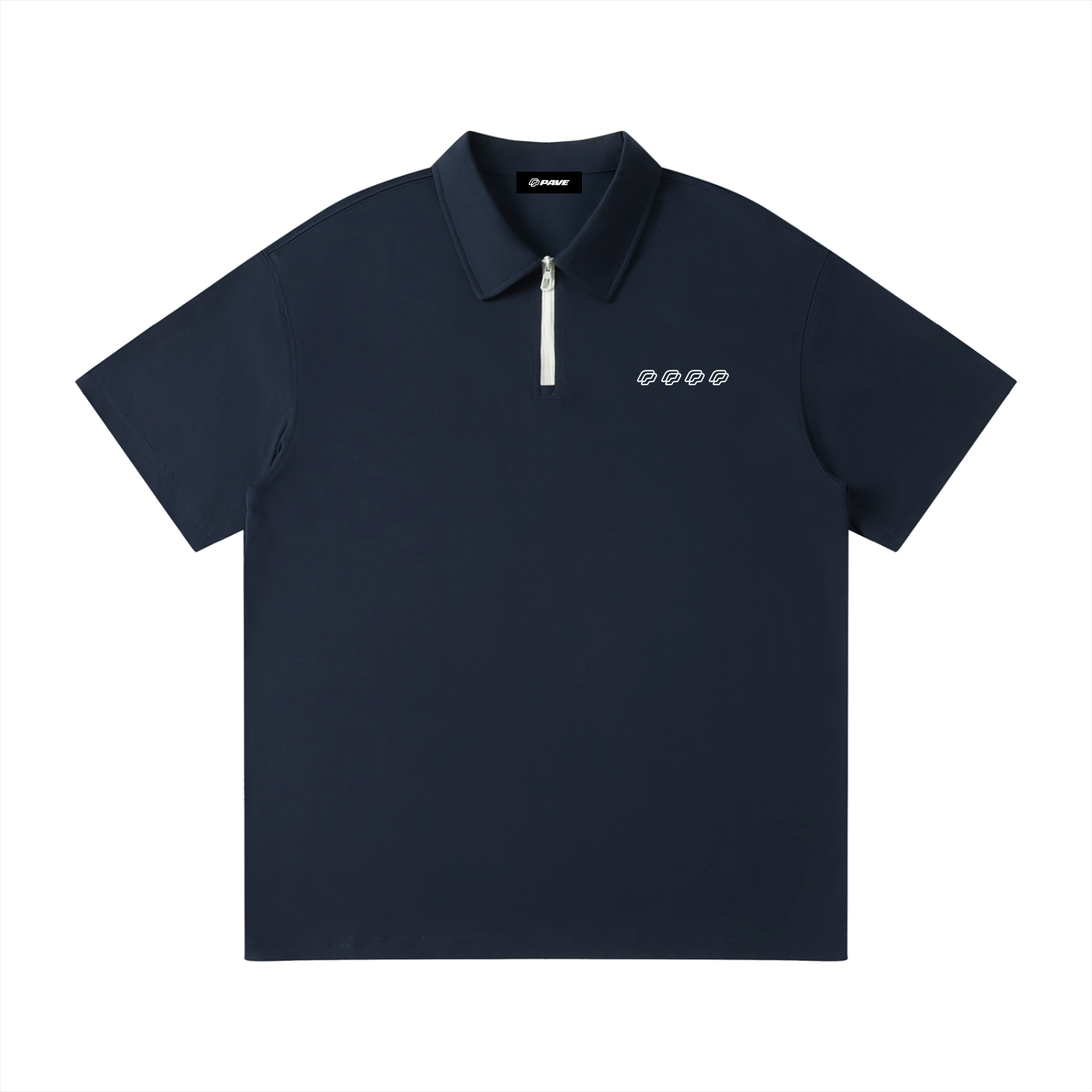 Unisex Quarter-Zip Polo Shirt