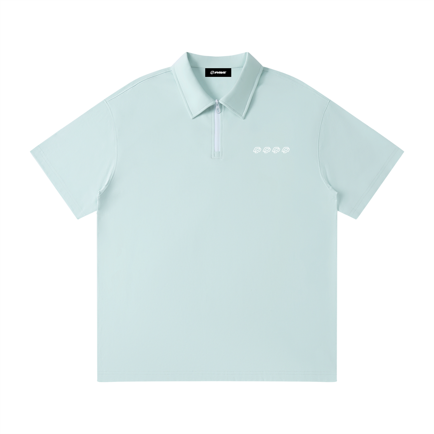 Unisex Quarter-Zip Polo Shirt