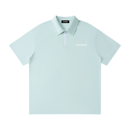Unisex Quarter-Zip Polo Shirt