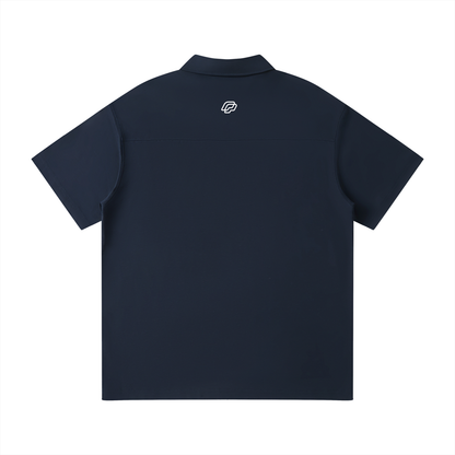 Unisex Quarter-Zip Polo Shirt