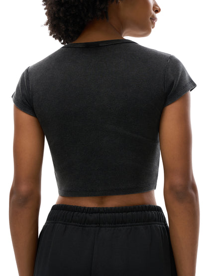Athlete Washed Crop Top