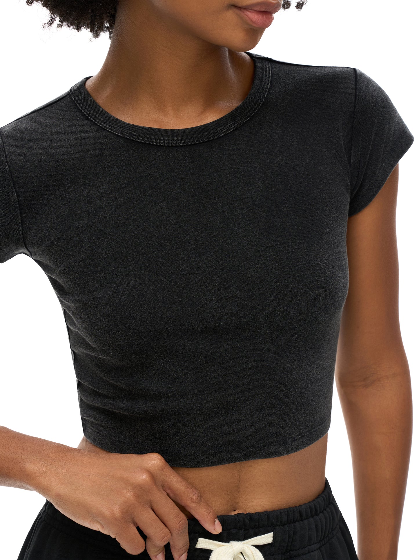Athlete Washed Crop Top