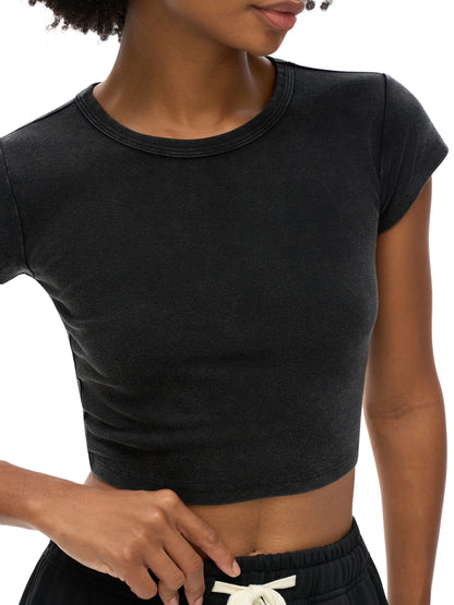 Athlete Washed Crop Top