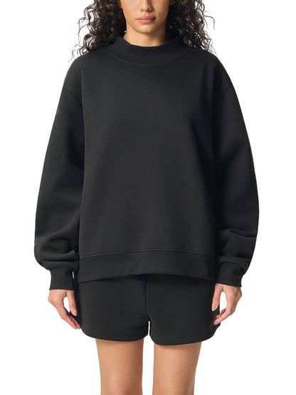 Lounge Mock-Neck Sweatshirt