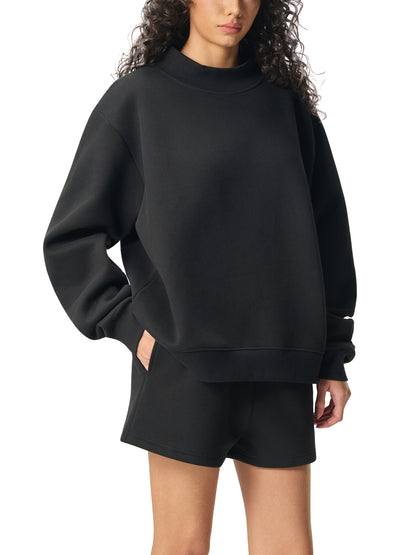 Lounge Mock-Neck Sweatshirt