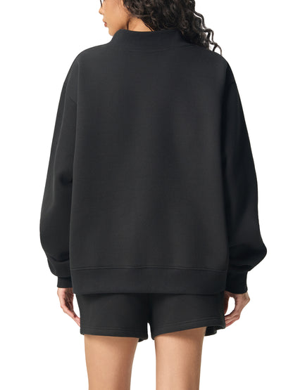 Lounge Mock-Neck Sweatshirt