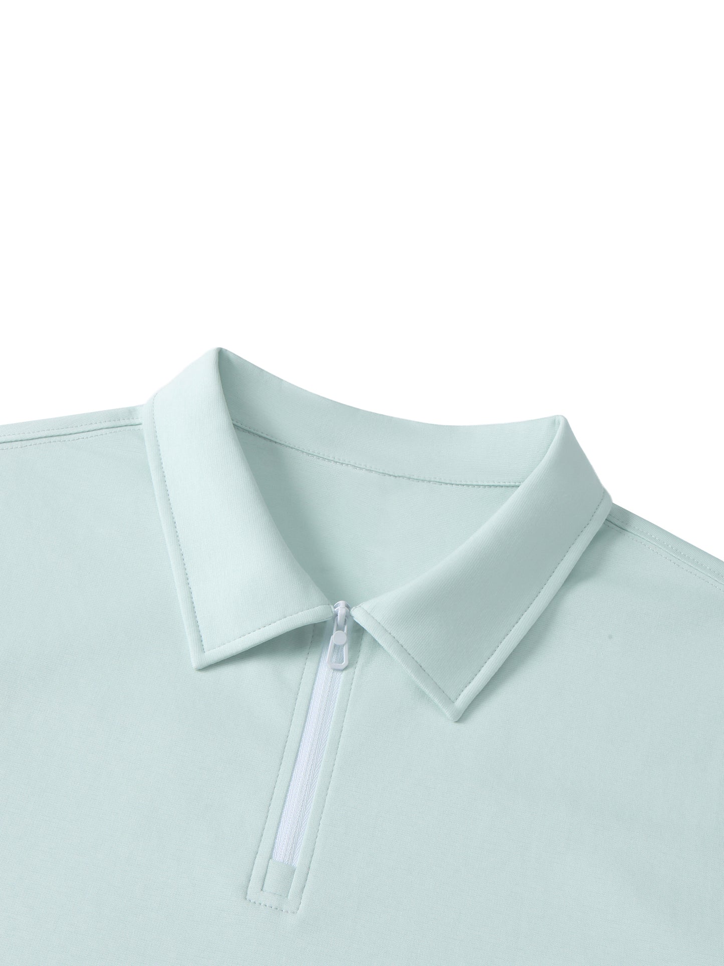 Unisex Quarter-Zip Polo Shirt