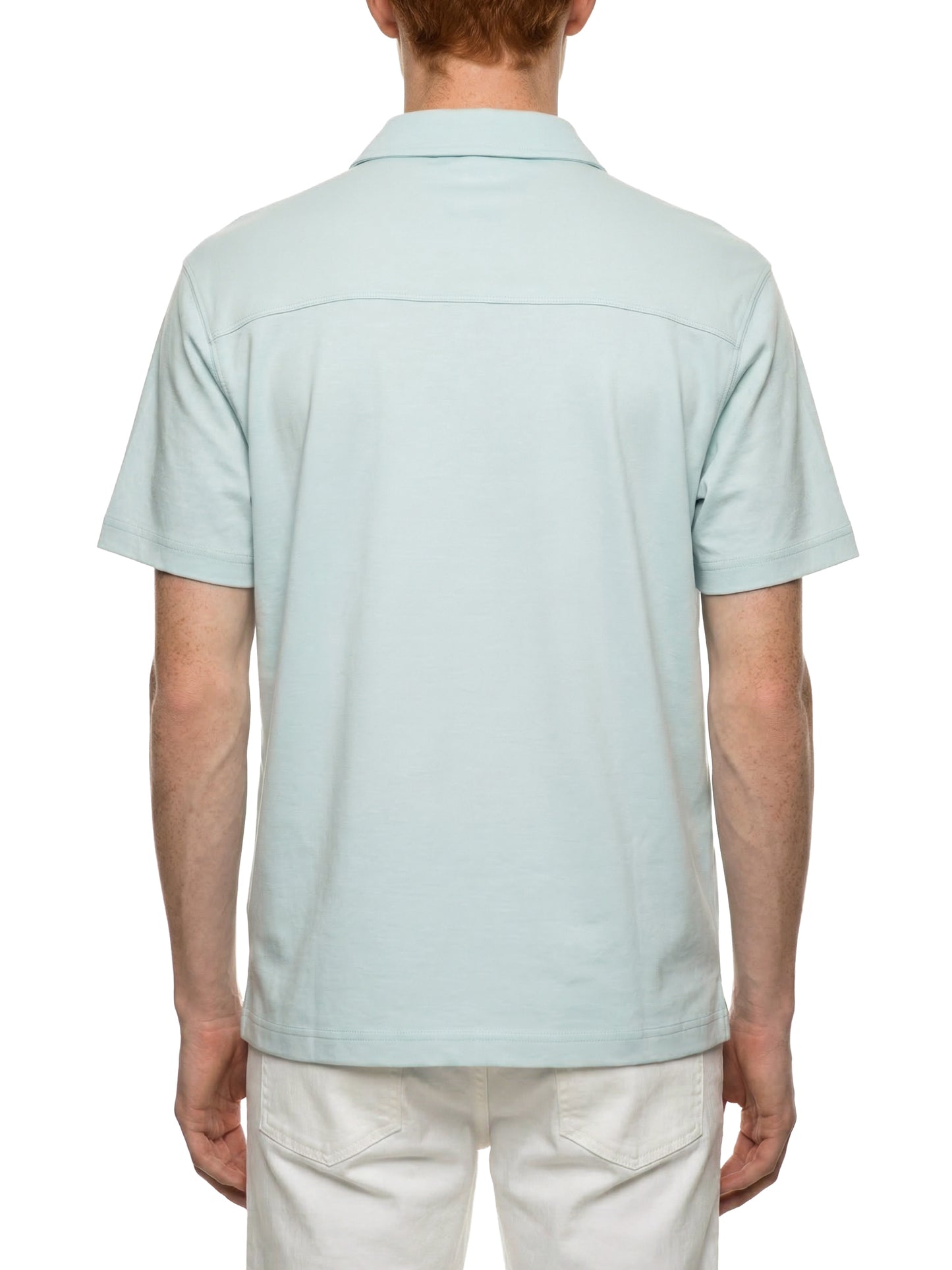 Unisex Quarter-Zip Polo Shirt