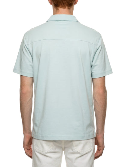 Unisex Quarter-Zip Polo Shirt